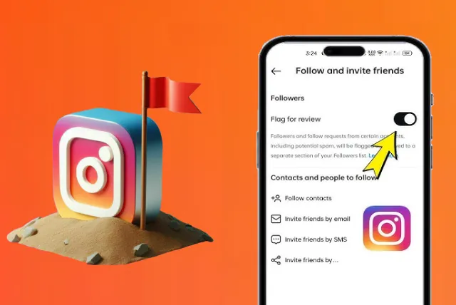 فعال بودن پرچمگذاری یا Flag for review