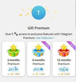 خرید تلگرام پرمیوم با استفاده از استارز تلگرام