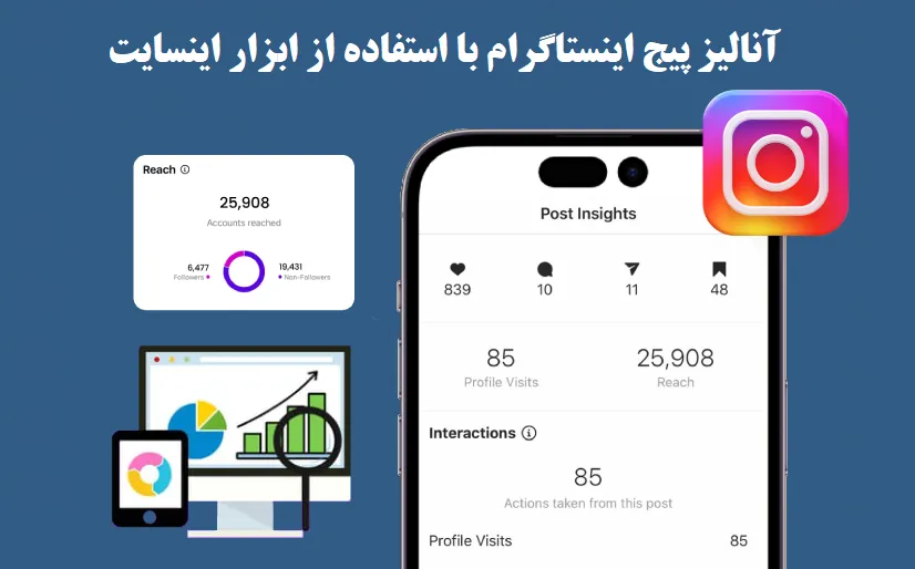 آموزش اینسایت اینستاگرام | بهترین ابزار آنالیز پیج اینستاگرام